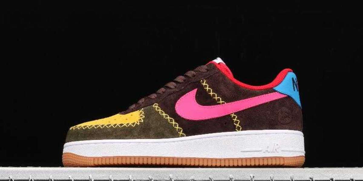 Nike Air Force 1 Low Cactus Jack Yellow Brown Green Pink Blue for Sale